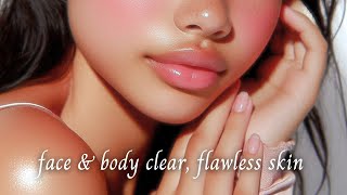 Face & Body CLEAR SKIN Hypnosis | Flawless Perfect Skin Meditation Subliminal + Visual Subliminal