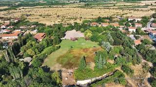 The Royal Macedonian Tombs at Vergina / Macedonia Greece Aerial