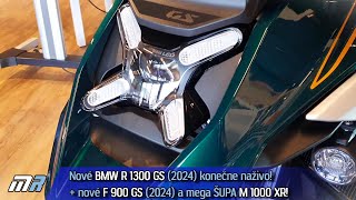 Nové BMW R 1300 GS (2024) konečne naživo + nové F 900 GS (2024) a mega ŠUPA M 1000 XR! - motoride.sk