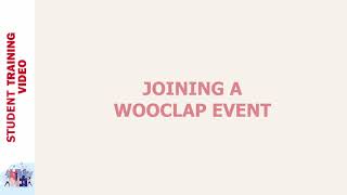 Joining a Wooclap Event