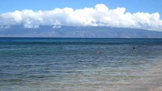 Islands of Lana'i, Moloka'i from Kaanapali Beach