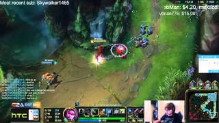 Sneaky (& Lemonnation) - Vayne vs Jinx (KeithMcBrief) - ADC - Challenger