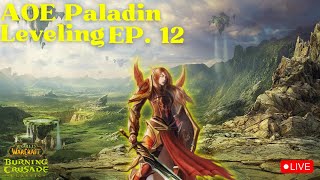 AOE Paladin Leveling EP. 12 This Journey is Joyous Indeed, Nagrinding!  - TBC Classic Let's Play