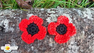 Poppy Flower Crochet Tutorial