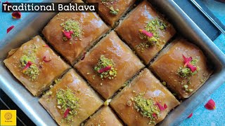 How to make Baklava traditionally from scratch at Home ! ||Traditional Baklava recipe from scratch