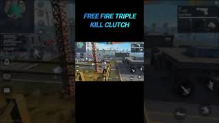 NEW TRIPLE KILL CLUTCH OF FREE FIRE 😱| BEST CLUTCH OF FREE FIRE 🔥| GAMES WITH SALMAN ! | #SHORTS