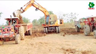 How To Working in Excavator Pakistan. DX 140 Doosan. working loading