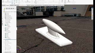 SolidWorks Tutorial: Boat Cleat Modeling and Drafting