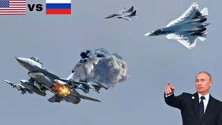 30 секунд назад 11 США F-16, которые вошли в российское воздушное пространство, были сбиты пилотом