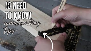 10 Essential Tips and Tricks Every Woodworker Should Know