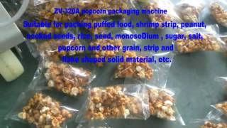 Automatic popcorn packing machine in algeria VFFS packing machine