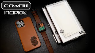 INCIPIO COACH C Sport Saddle Brown Leather Case for iPhone 13 Pro Max #COACH #MALAYSIA #LEATHER