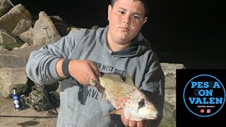 Fuimos a pescar al torreon acá en MAR DEL PLATA