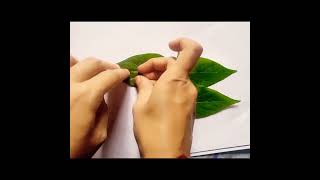 Leaf Art🌿🌿Leaf Butterfly 🦋🦋 Leaf Activity :Butterfly  making from leaf