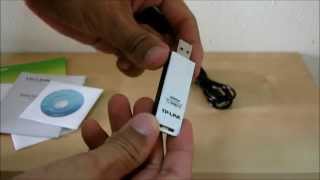 TP-Link TL-WN821N 300Mbps Wireless N USB Adapter (Unboxing and Testing)