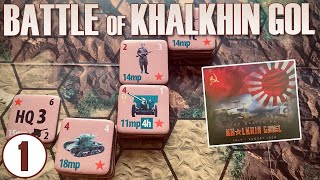 Playthrough - The Battle of Khalkhin Gol | World War 2 Wargame Boardgame | Princeps Games