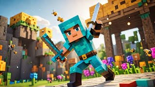 Minecraft Noob😳 Tries Bedwars Hive🐝 Bedwars #minecraft