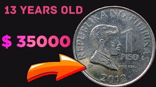 how could make YOU Milliner$35,000 Philippines 1 Piso Coin don't spend it#coin #coinhistory#money