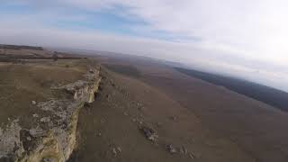 Speedsoaring near White Rock (Ak-Qaya)