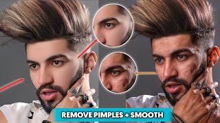 HOW TO DO FACE SMOOTH IN AUTODESK | SKIN SMOOTH PHOTO EDITING TELUGU | REMOVE PIMPLES IN ONE MINUTE