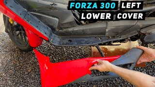 Honda Forza 300 - Left Lower Panel Removal / Installation | Mitch's Scooter Stuff