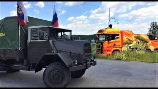 MAN & SCANIA - УСТРОИЛИ СВОЙ ПАРАД ПОБЕДЫ НА А107 (Бетонка) / Привет водителям кто сигналил !!!