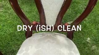 Dry clean your upholstery without using harmful chemicals, aerosols or solvents