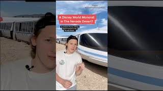 A Disney World Monorail in the Desert? #disneyworld