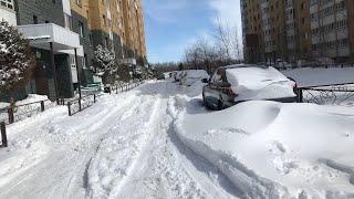 Астана 17.04.2023 🥶😱 В Астане снова зима, метель, Астана сегодня