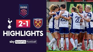 Saez's injury time own goal gifts Spurs victory | Tottenham 2-1 West Ham | WSL highlights