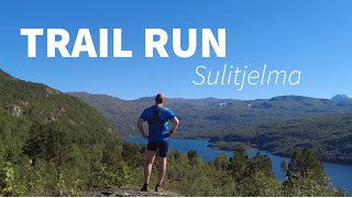 Running in the mountains of Sulitjelma, Fauske.