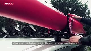 How to tie a Boat in a Car Crossbars - Part I