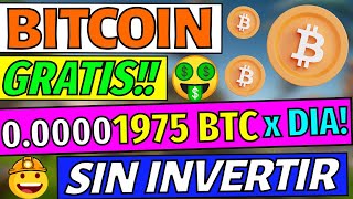 ⭐MINERIA de BITCOIN GRATIS🤑Cómo GANAR BITCOIN GRATIS por MINUTO🔥MINERIA en la NUBE SIN INVERTIR 2023