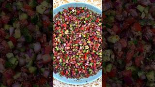 An easy, quick, and healthy salad, Persian Shirazi Salad | سالاد شیرازی