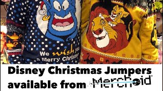 Disney Christmas Jumpers from Merchoid! (WARNING Cheesy video)