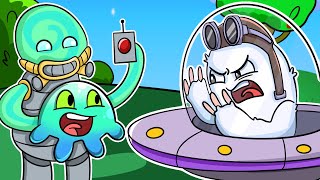 NEBULOB IS TESTING HIS NEW SPACESHIP ON MAMMOTT