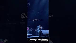 moment asake brought dababy live on stage at Dubai UAE #afrobeats #hiphop #asake #afrobeat #dababy