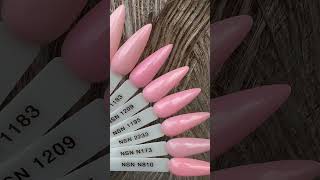 Jasno różowe Pudry Tytanowe Manicure Tytanowy NSN New Style of Nails #paznokcie #nails #nailstyle