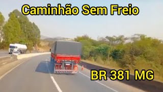 Caminhão perdeu o freio, e o motorista não conseguiu controlar #caminhão #viagem #nordeste