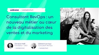 Webinar - Consultant RevOps : un nouveau métier au cœur de la digitalisation des ventes & marketing