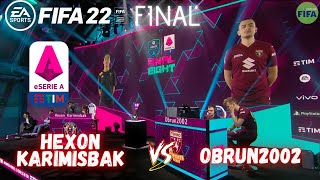 FINAL eSERIE A TIM - FIFA 22 GLOBAL SERIES | PRÓ VS PRÓ