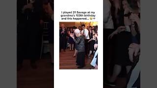 Grandma birthday party was lit