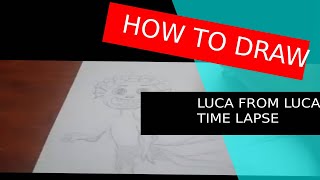 TIME LAPSE - DRAWING LUCA FROM LUCA