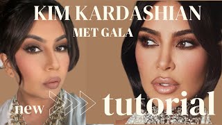 HOW TO DO KIM KARDASHIAN MAKEUP MET GALA 2023