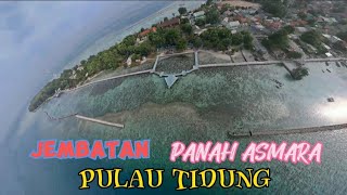 Jalan Santai di Jembatan Panah Asmara Pulau Tidung Kepulauan Seribu