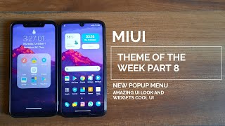 Miui 11/12 best theme of the week part 8 / Amazing cool ui / New lock screen animations / hindi