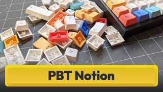 Belleza minimalista en keycaps, PBT Notion