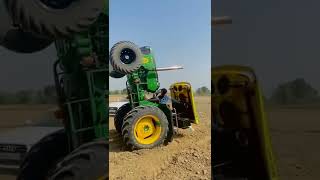 Modified John Deere Tractor || #shorts #johndeere #stunt