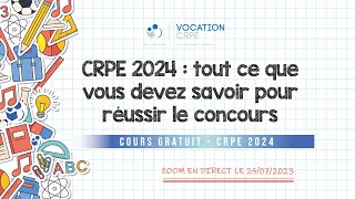 CRPE 2024 ～ TOUT CE QUE VOUS DEVEZ SAVOIR POUR RÉUSSIR LE CONCOURS