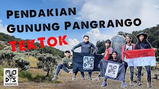 PENDAKIAN GUNUNG PANGRANGO VIA CIBODAS | TEKTOK